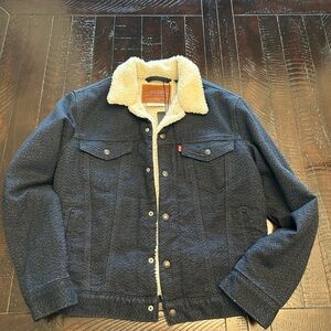Levi's The Trucker Jacket with Sherpa Lining from Urban Outfitters
